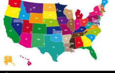 Usa Map States Hi-Res Stock Photography And Images – Alamy pertaining to Map Of The States In The Usa
