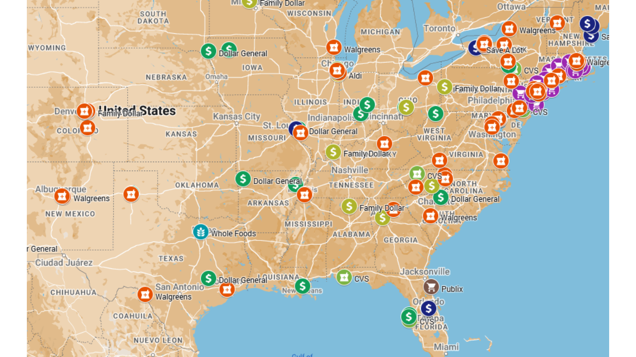 Walgreens Closed 58 Stores Across U.s. In November with regard to List Of Walgreens Stores Closing By State Map Usa