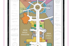 Walt Disney World Main Street – Wdw Vintage Wall Art Fun Map Posters with regard to Map Of Main Street Usa Disney World