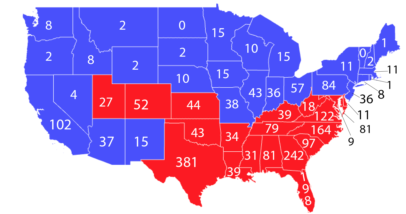 We Figured Out Exactly Where The South Isplotting Every Chick inside Map Of Chick Fil A&amp;#039;S In The Usa