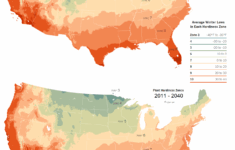 What'S Going On In This Graph? | Growing Zones – The New York Times with Map of Planting Zones In USA