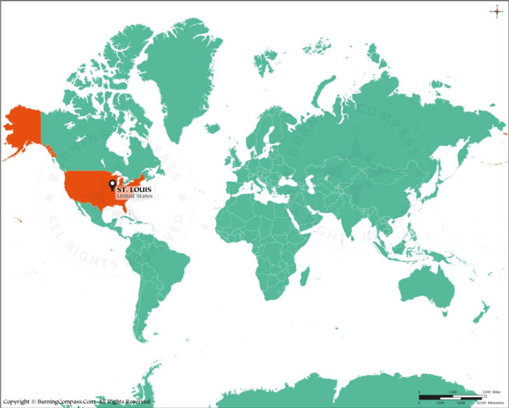 Where Is St Louis On the Map of USA Where Is St Louis On the Map of USA